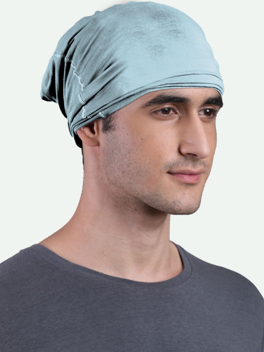 FREECULTR Blue Solid Bamboo Anti Microbial Bandana-picture-14