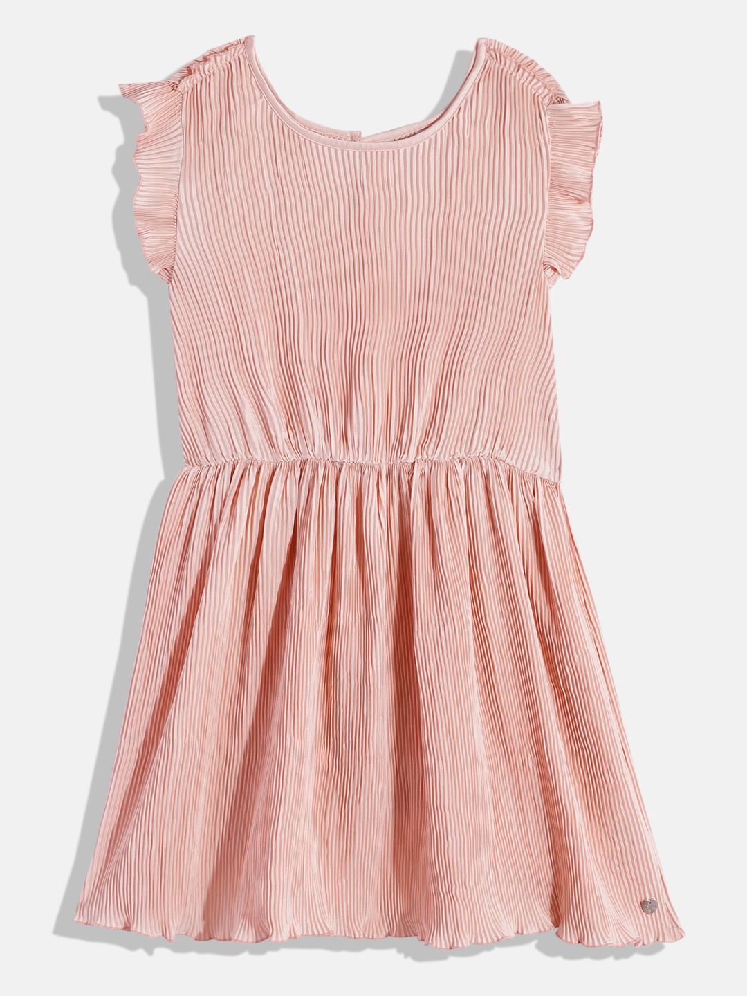 U.S. Polo Assn. Kids Girls Self Design Fit & Flare Dress-picture-29