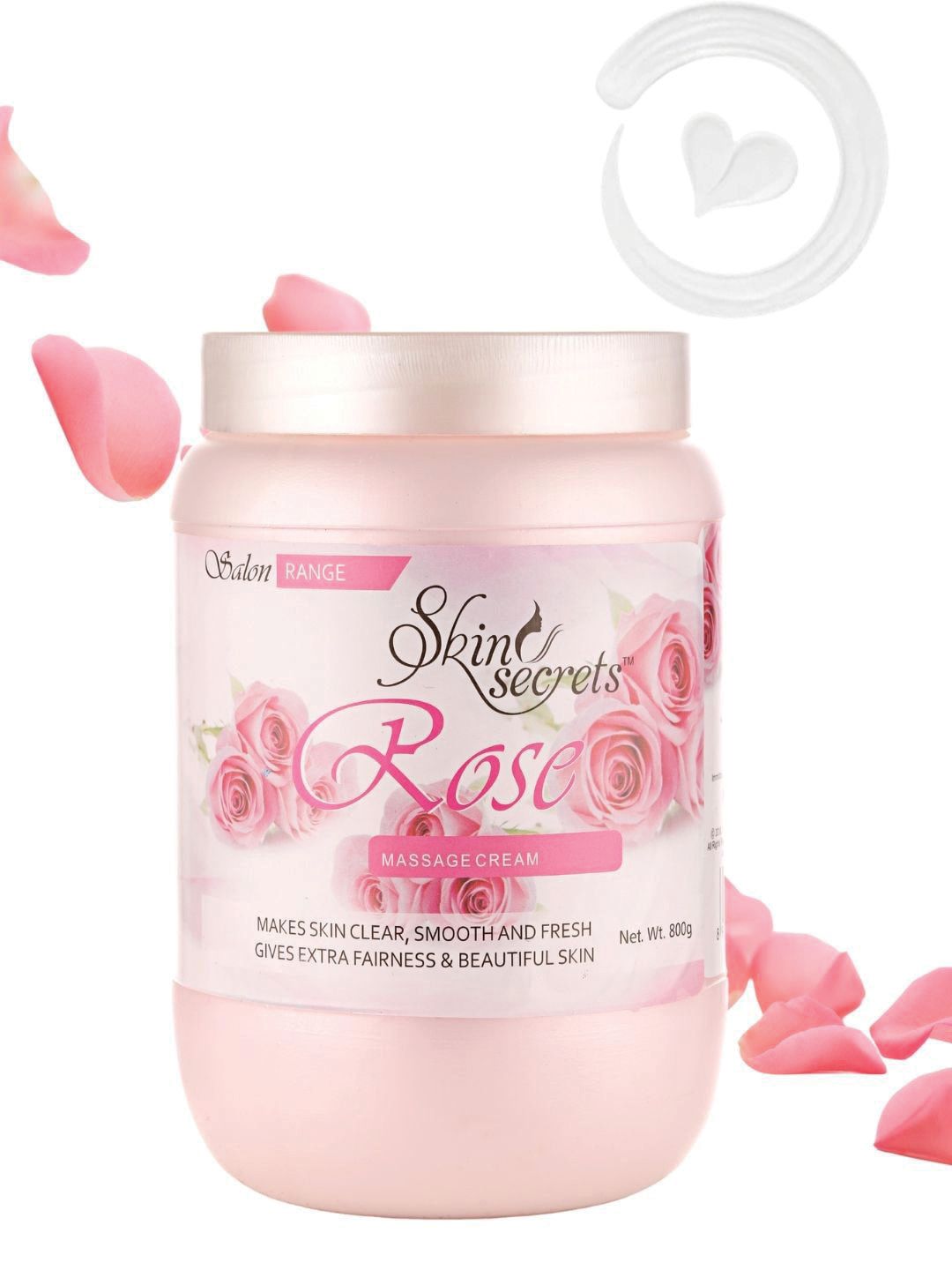 Skin Secrets Cruelty Free & Non Toxic Rose Massage Cream For Clear & Smooth Skin - 800 g-image-14