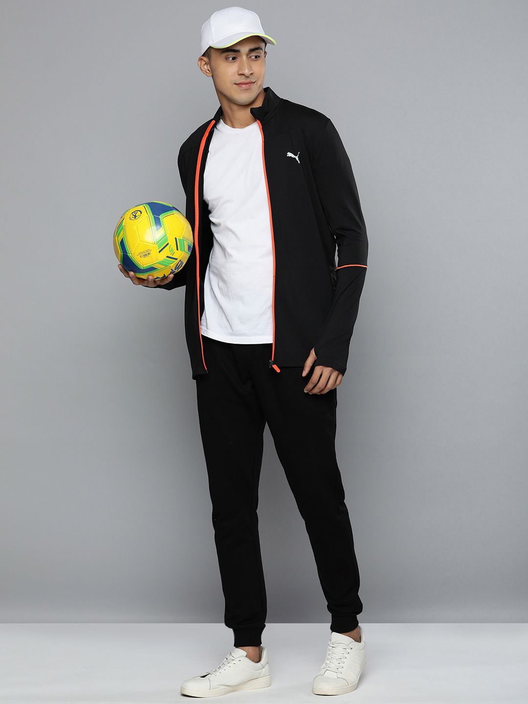 Buy one8 x PUMA Men Black Solid VK Full-Zip Training Jacket