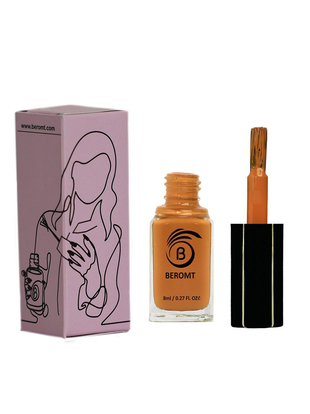 BEROMT Solid Twist Gel Finish High Gloss Fast Dry Nail Polish 8 ml - Mustard Yellow 7017-image-30
