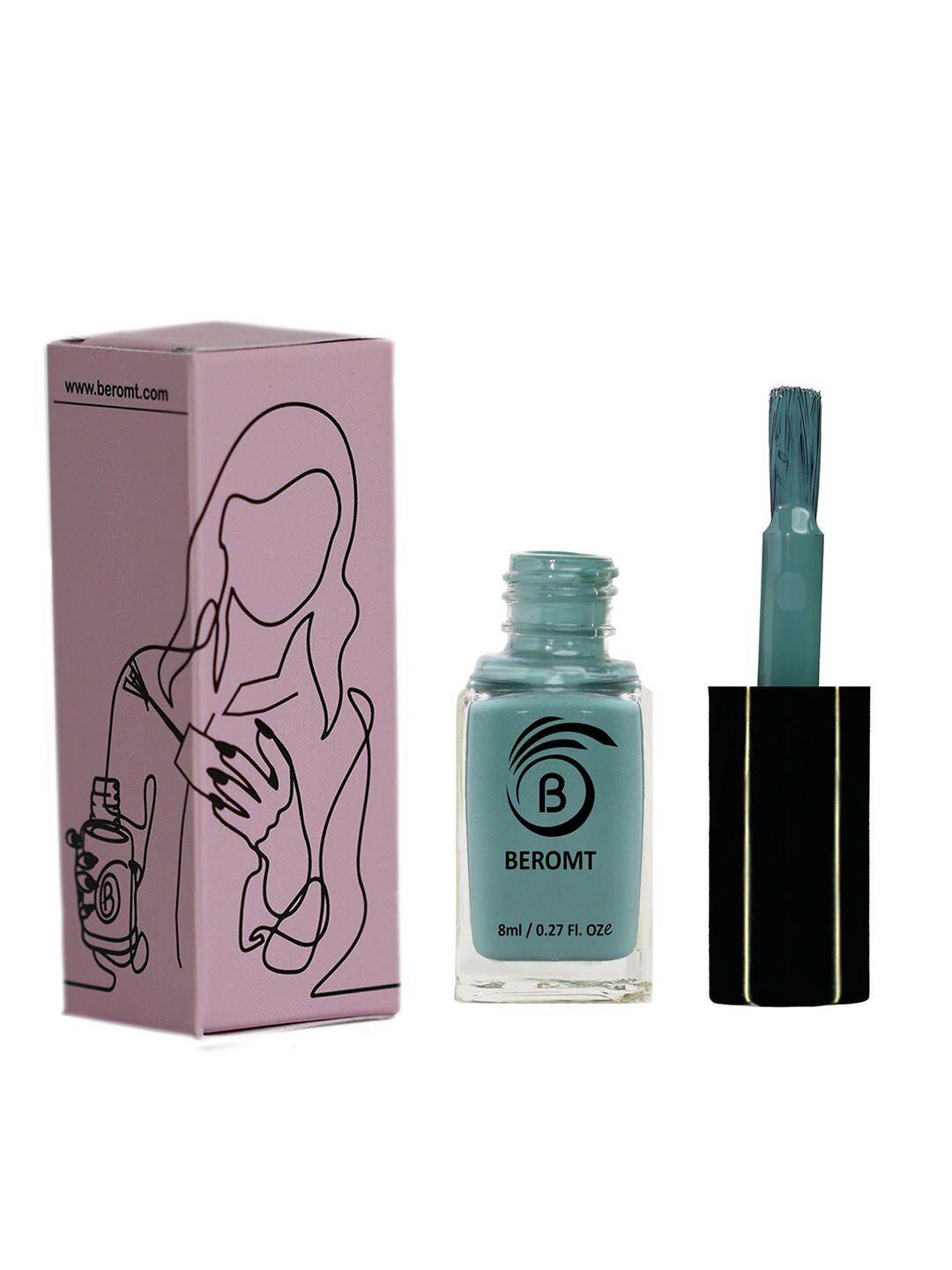 BEROMT Solid Twist Gel Finish High Gloss Fast Dry Nail Polish 8 ml - Boyfriend Jenes 7014-image-45