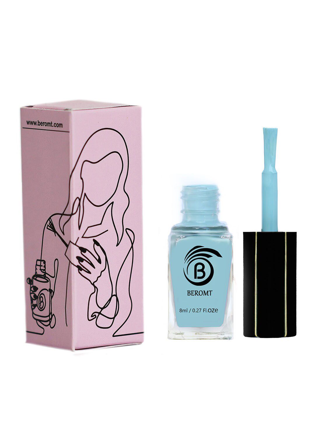 BEROMT Solid Twist Gel Finish High Gloss Fast Dry Nail Polish 8 ml - Iceland 7002-picture-28