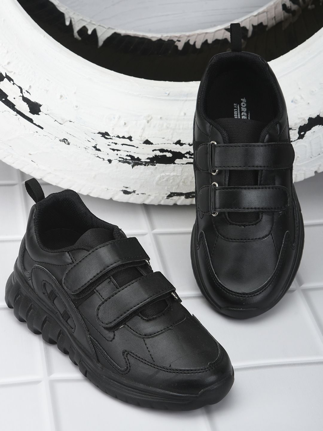 Liberty Kids Velcro School Shoes-image-9