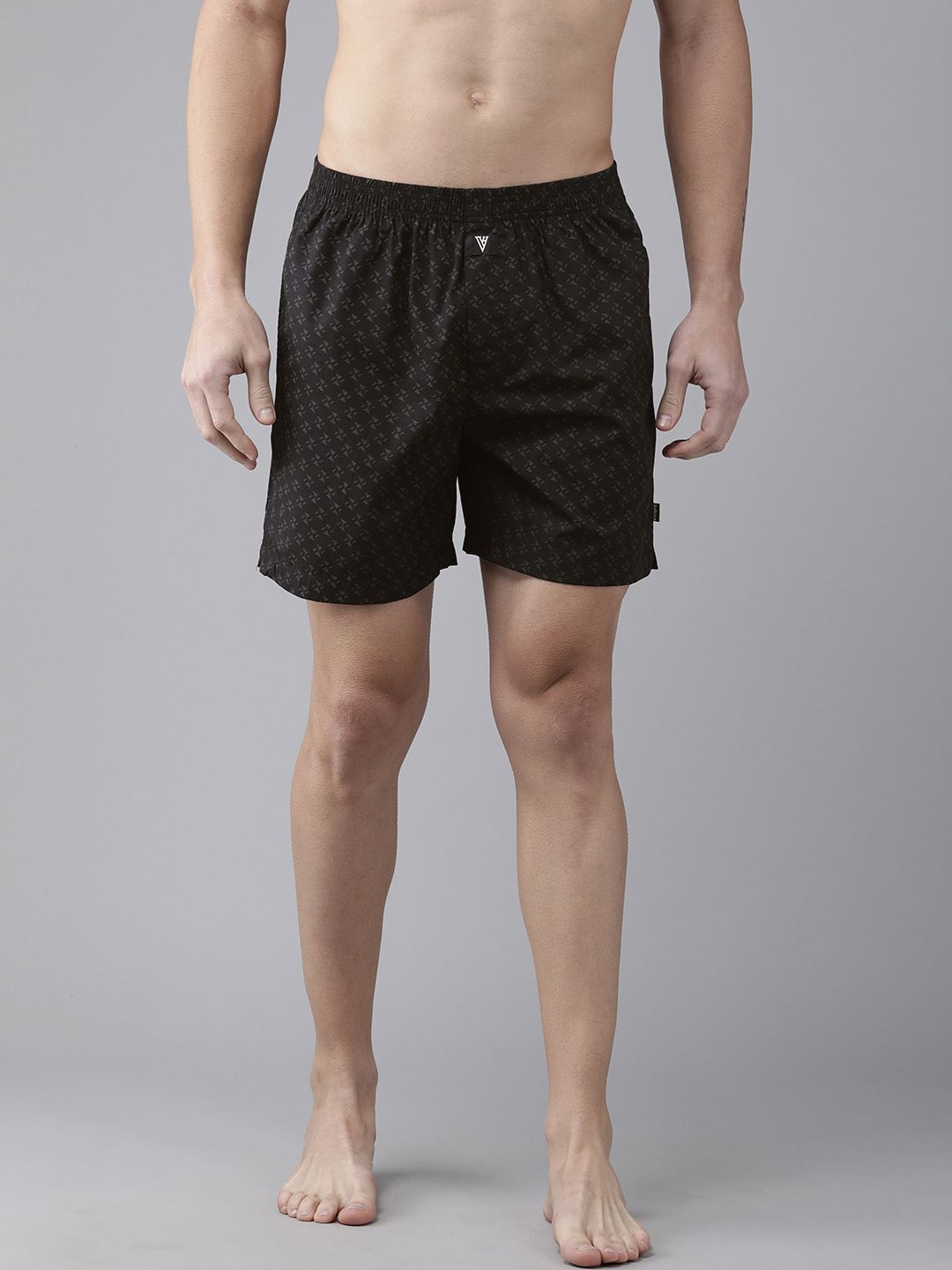 Van Heusen Men CPB-63 Allover Print Side Pocket Side Slits Boxer Shorts-image-32