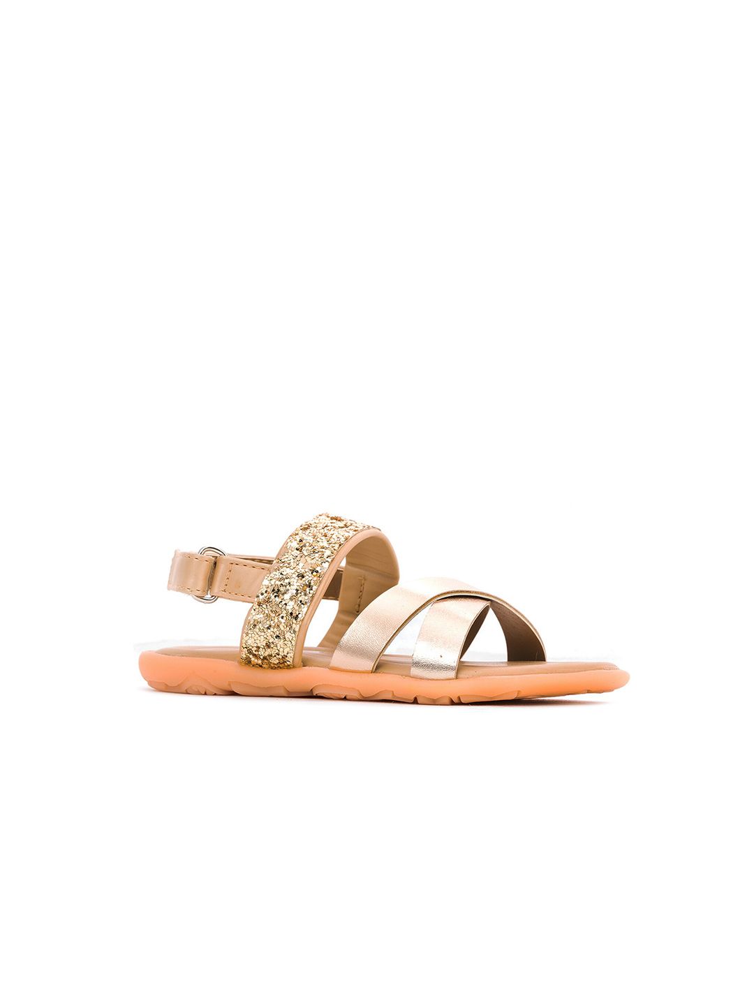 Khadims Girls Beige Party Flats-image-8