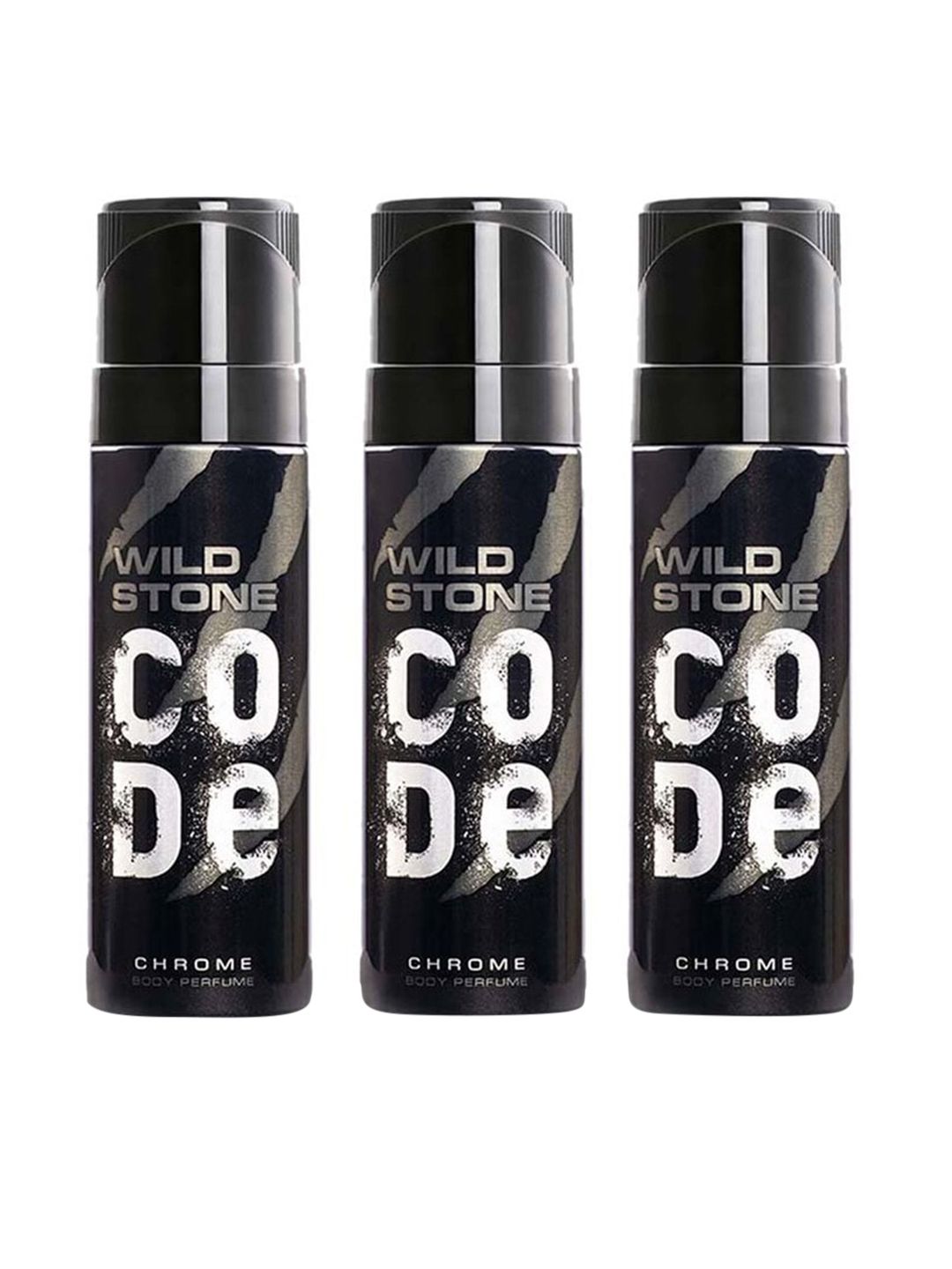 wild stone code Wild stone Men Set of 3 Code Chrome No Gas Body Perfume Deodorants - 150 ml Each-picture-23