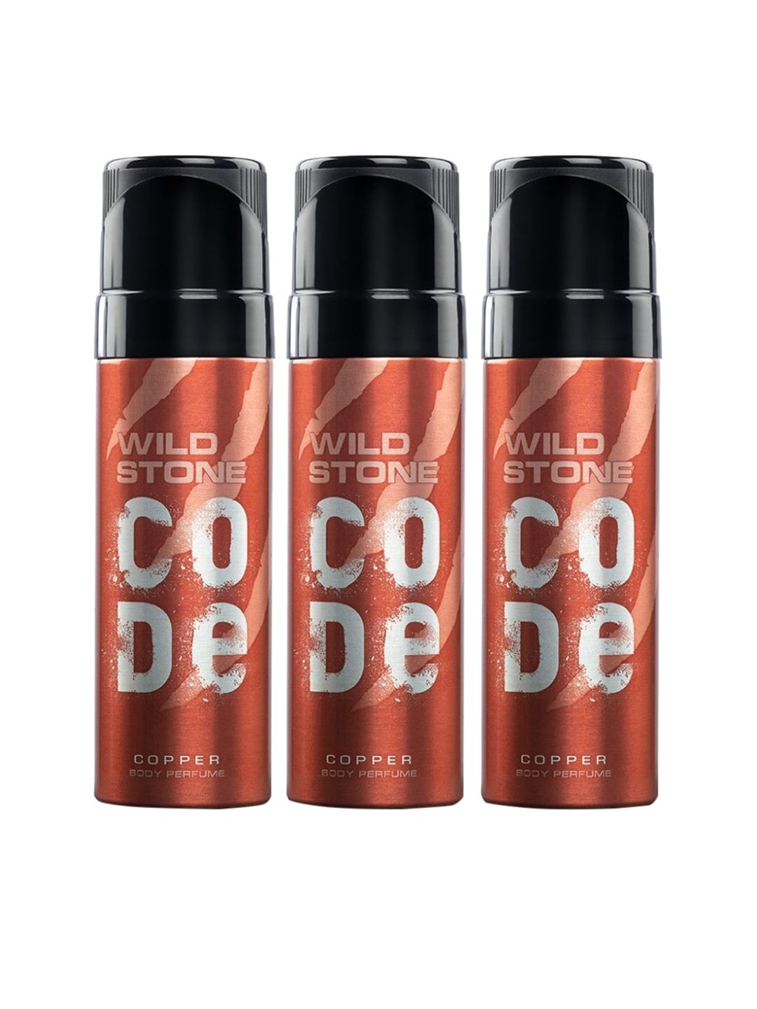 Wild stone Men Set of 3 Code Copper No Gas Body Perfume Deodorants - 150 ml Each-image-22