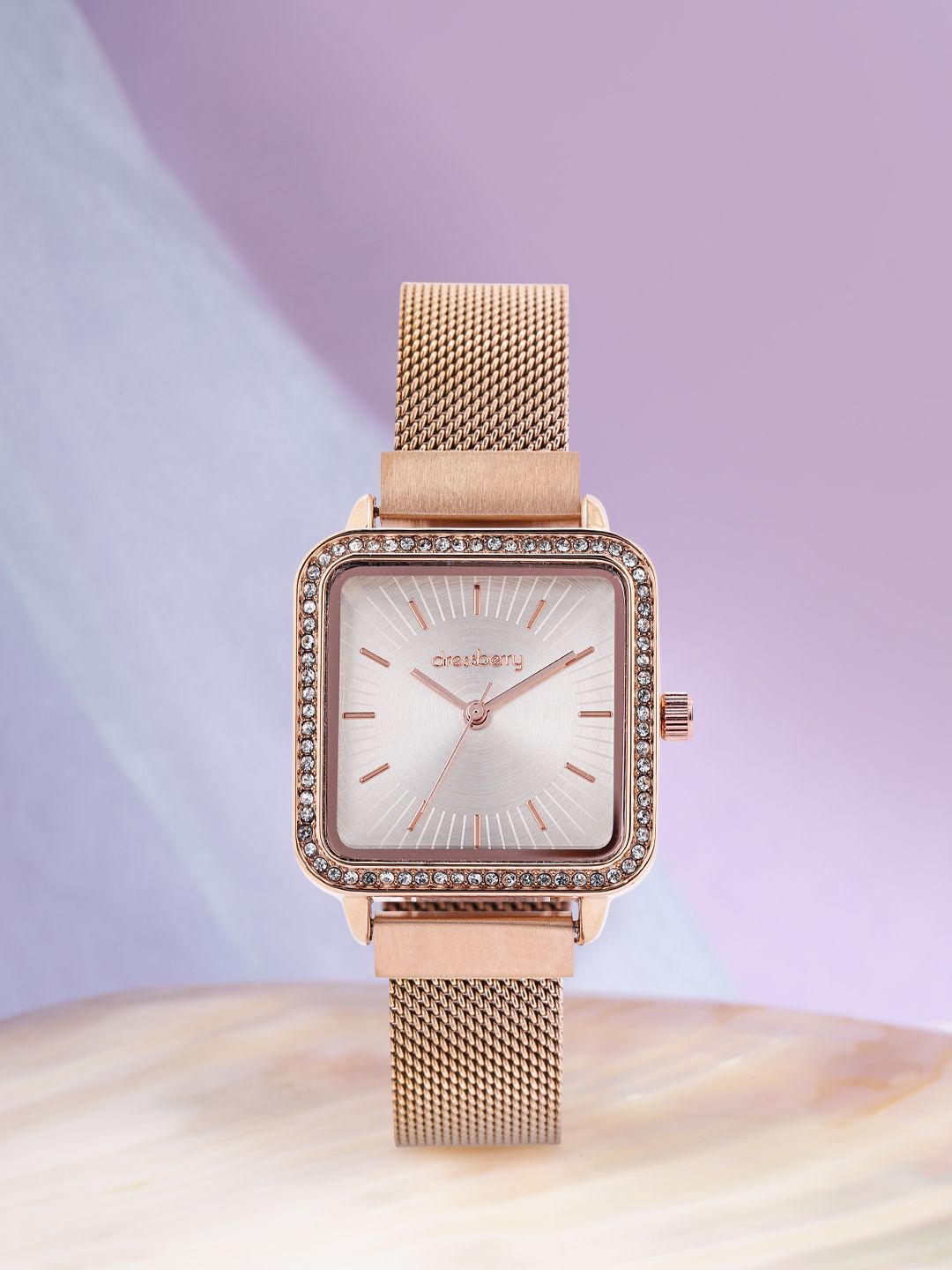 DressBerry Women Patterned Dial & Bracelet Style Straps Analogue Watch MFB-PN-PF-DK2919-picture-21