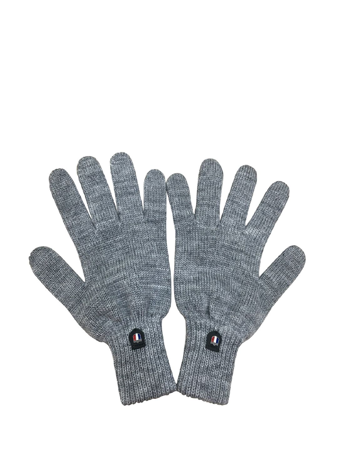 Gajraj Men Grey Melange Winter Woollen Gloves-picture-23