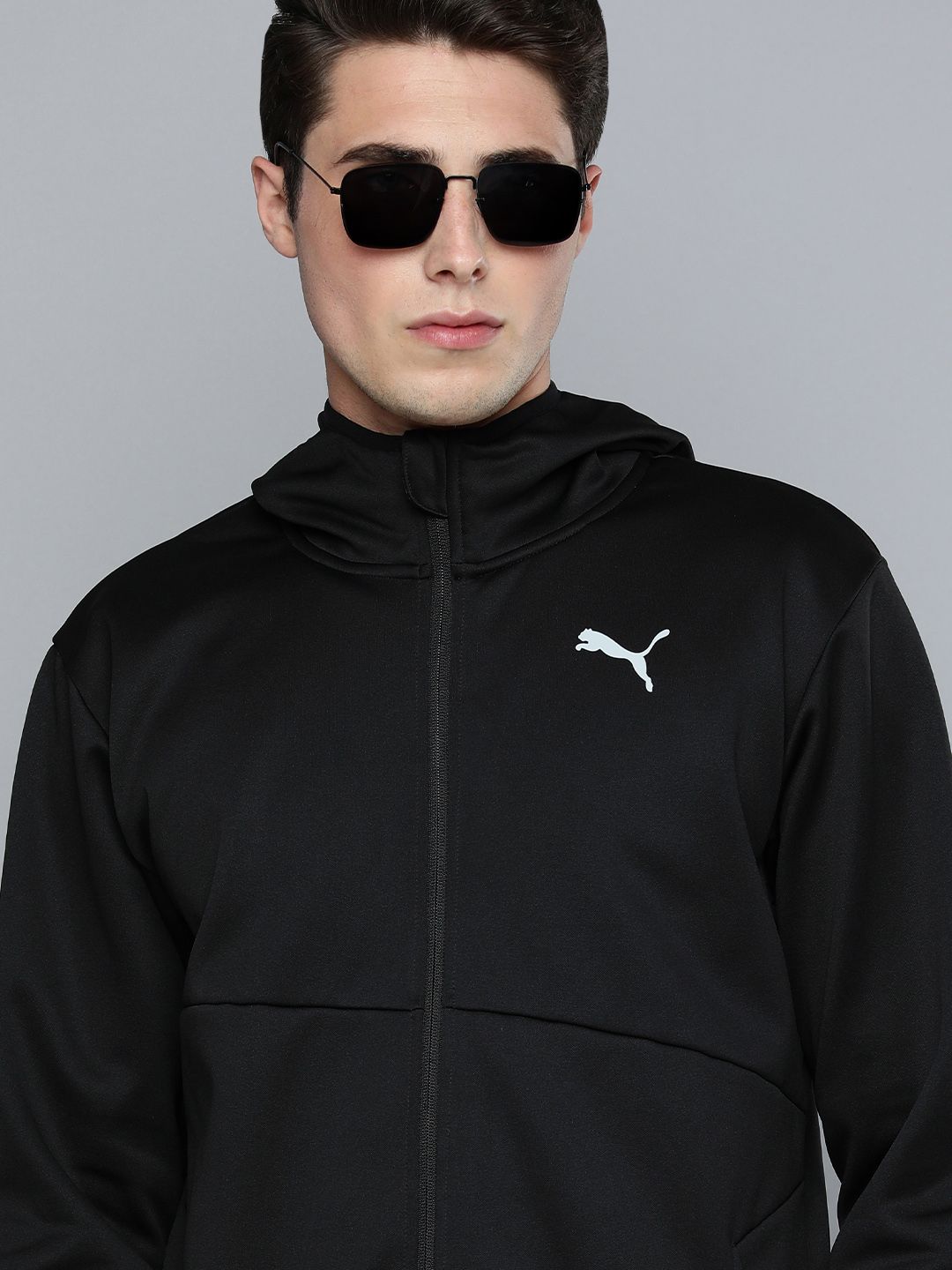 Puma Men Black WarmCELL Slim Fit Training Jacket-image-3