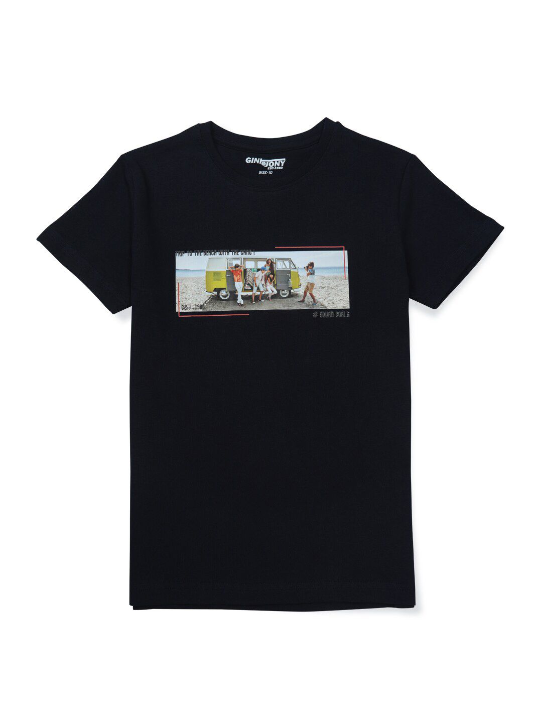 Gini and Jony Boys Black T-shirt-picture-34