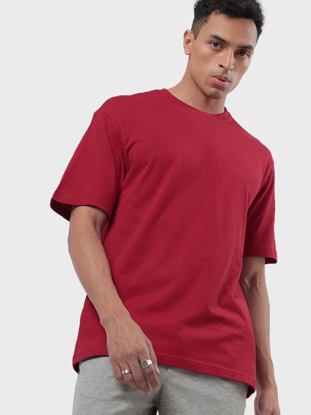 Bewakoof red best sale t shirt