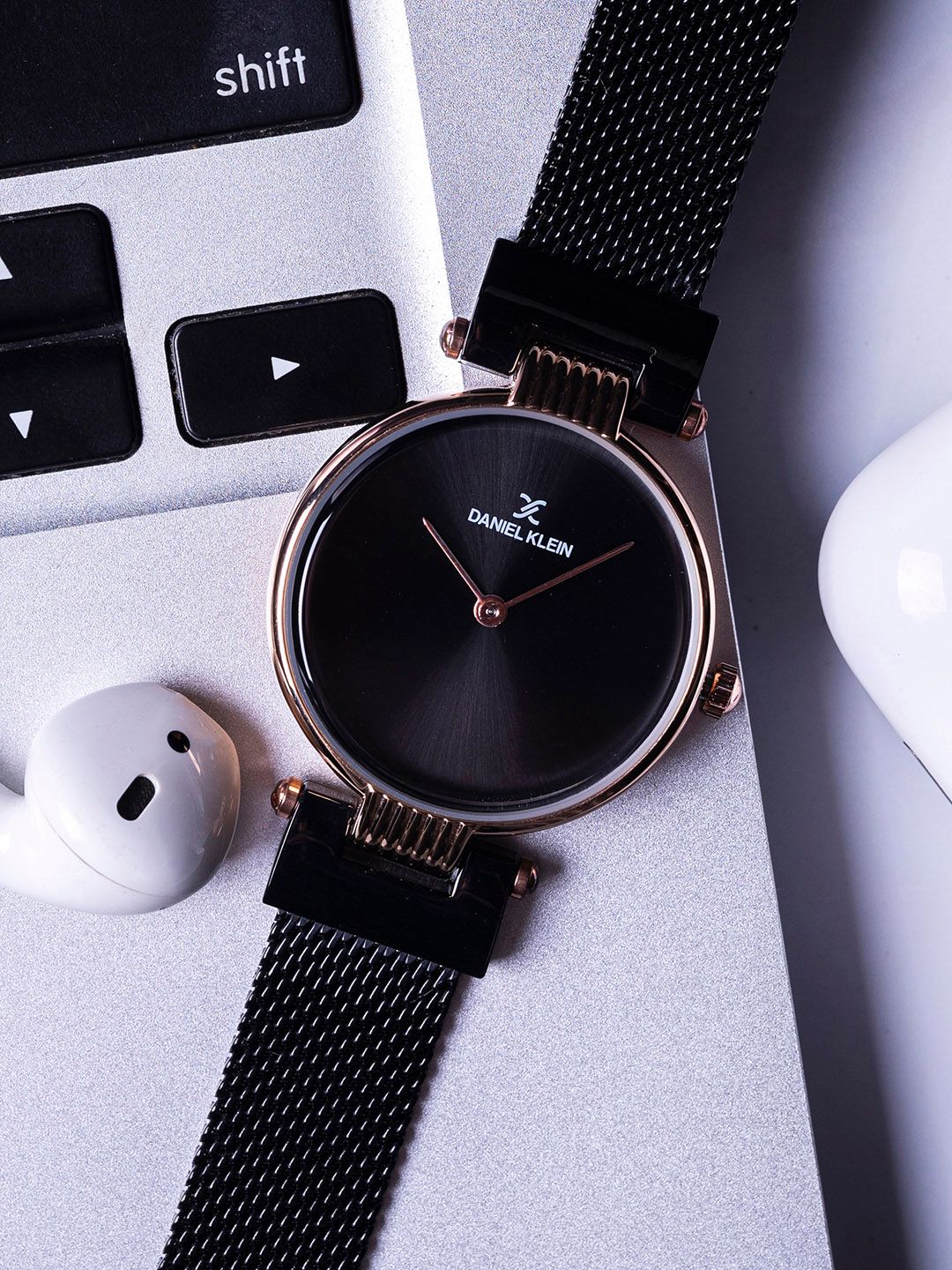 Daniel Klein Women Black Analogue Watch DK11407-2-picture-20