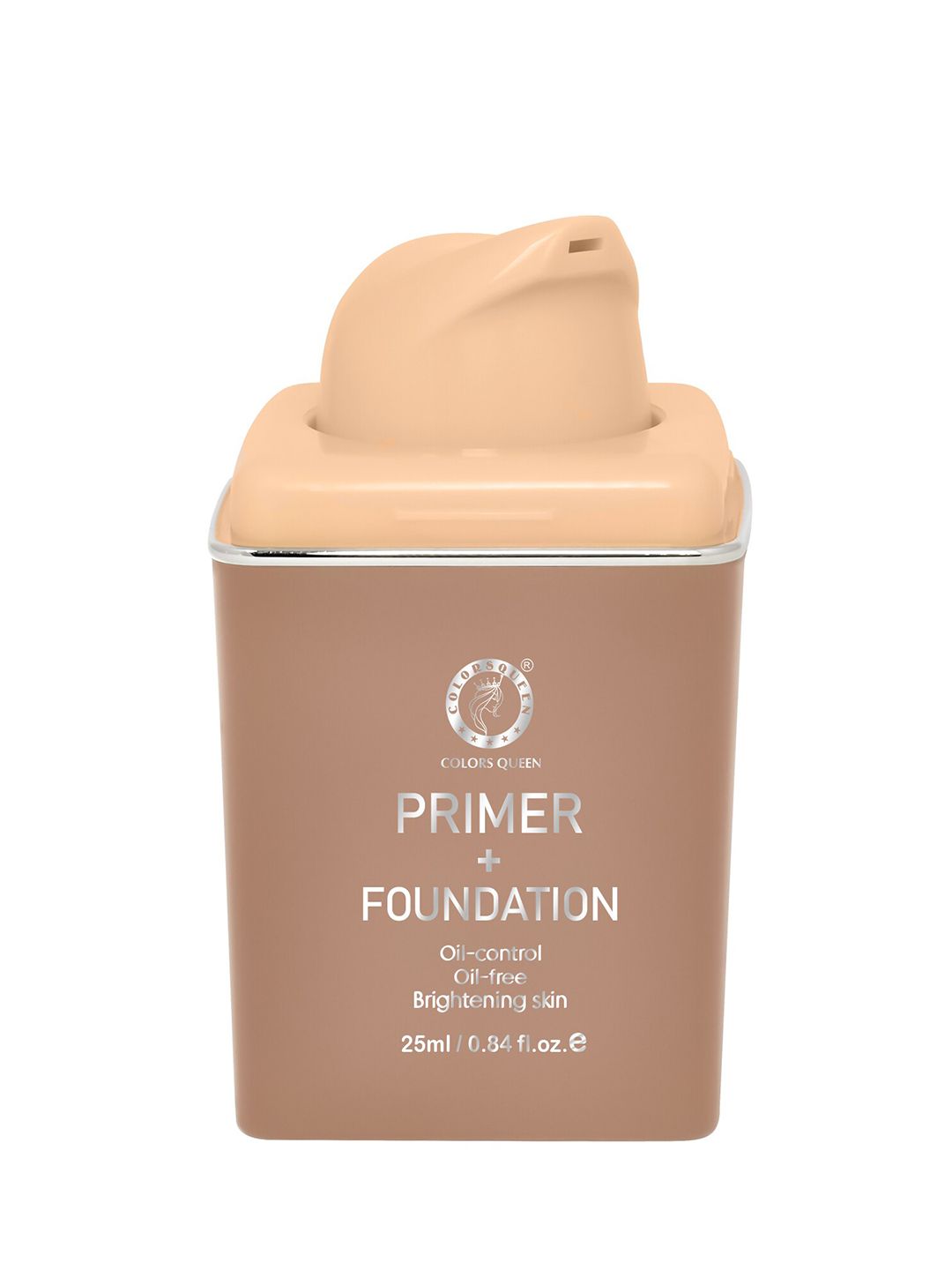 Colors Queen Women Light Beige Oil Control Primer & Foundation 25 ml-image-47