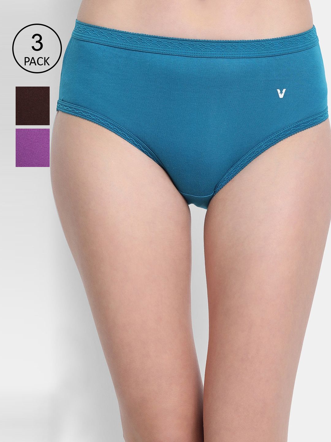 VStar Women Pack Of 3 Assorted Bikini Briefs-image-28