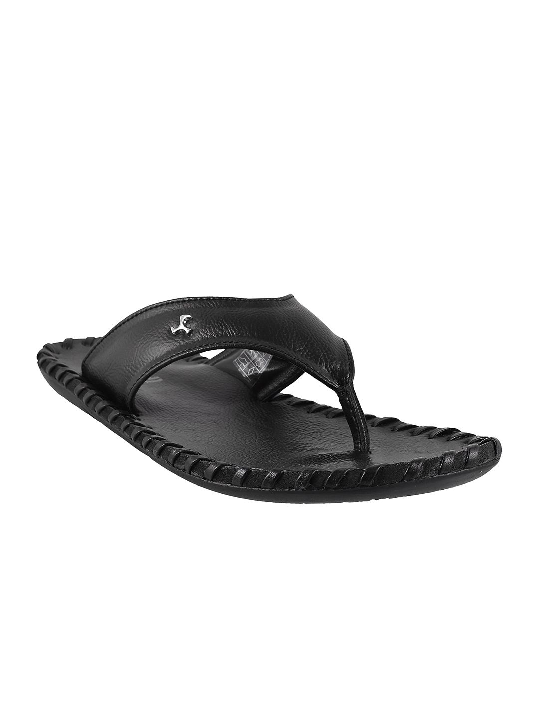 Mochi Men Black Leather Sandals-picture-39