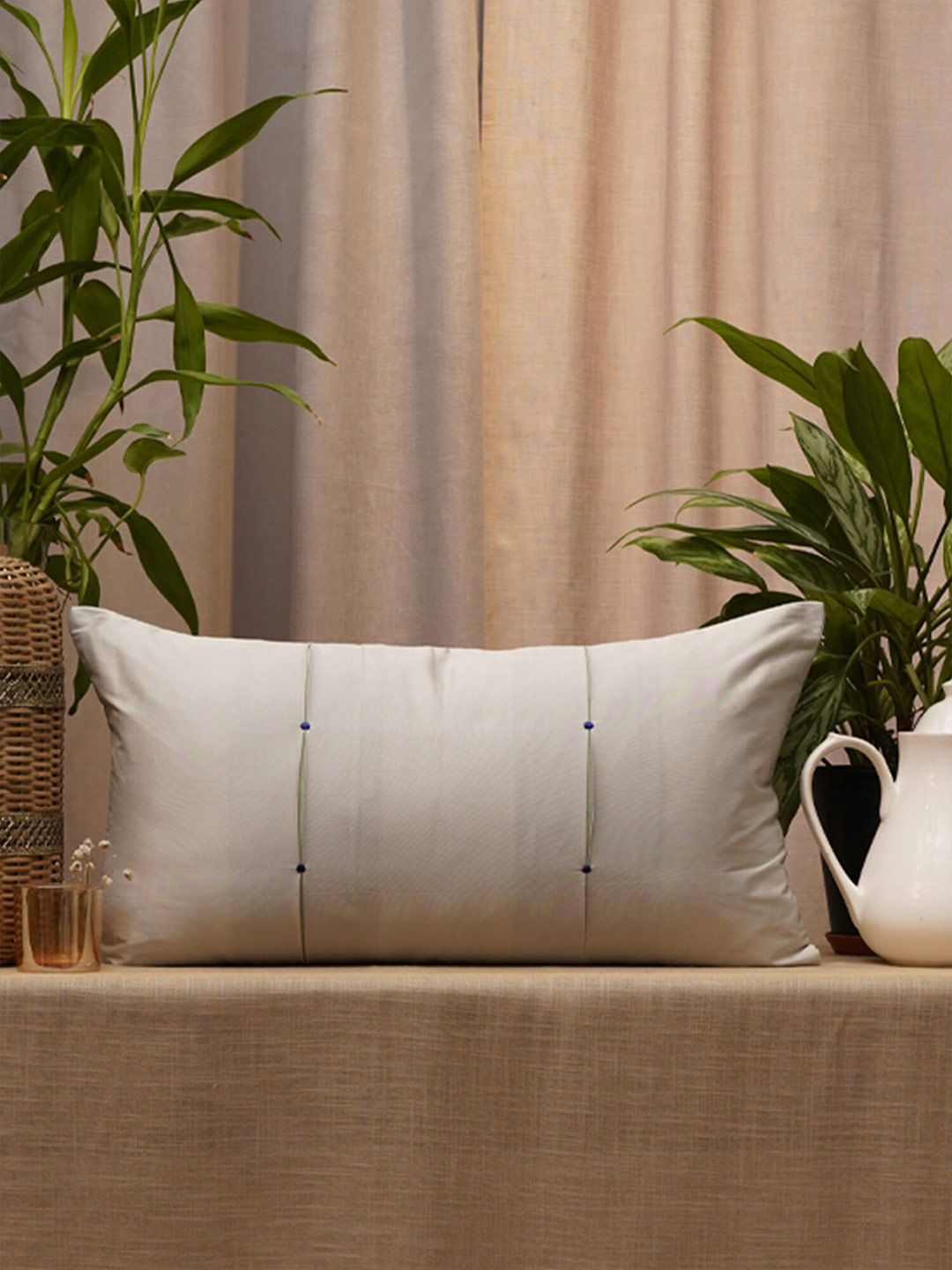 ZEBA Grey Rectangle Cushion Covers-picture-21