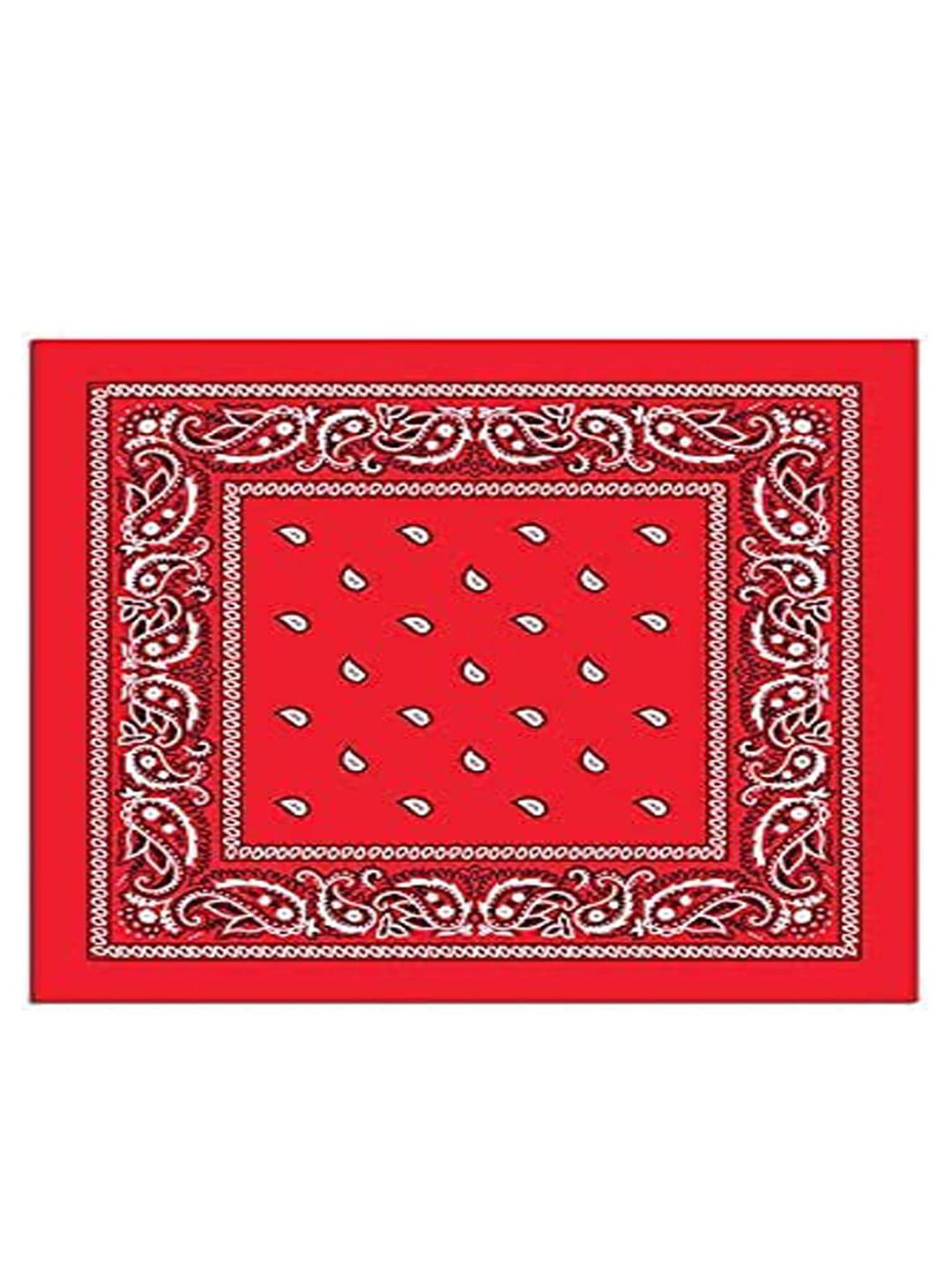 Aadikart Pack of 2 Red & Grey Printed Pure Cotton Bandana-image-18