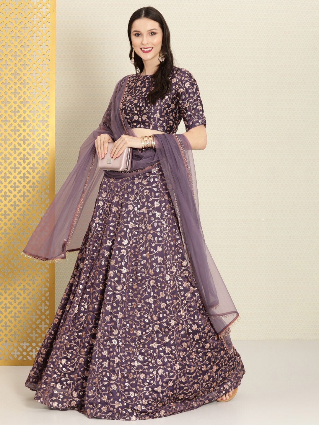 Buy Aqua Blue Semi Stitched Lehenga Choli with Embroidered Floral Work  Designs Online | trendwati