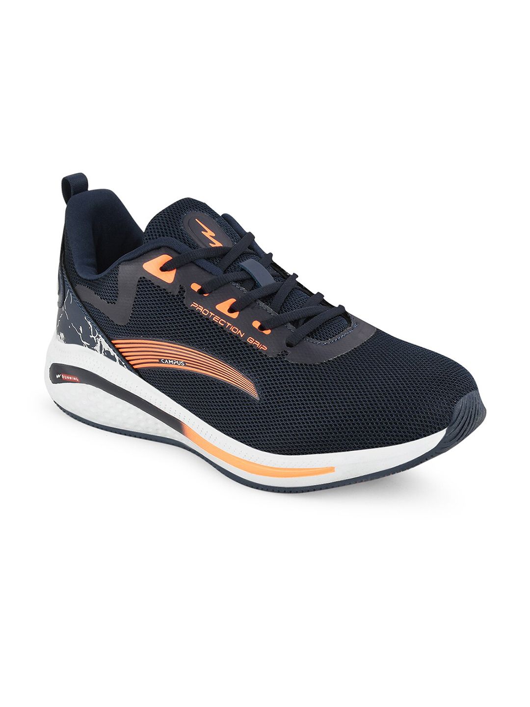 Campus Men Navy Blue Mesh Running Shoes-picture-23