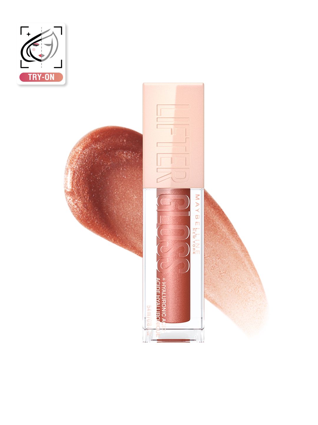 Maybelline New York Non-Sticky Tinted Lifter Lip Gloss with Hyaluronic Acid 5.4ml - Topaz