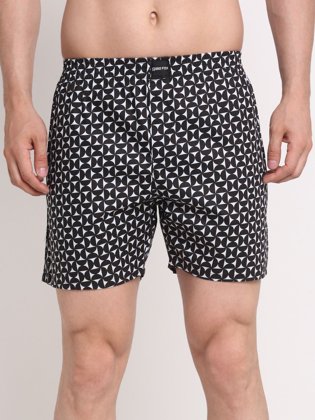 Big Fox Men Black Printed Pure Cotton Boxer-picture-30