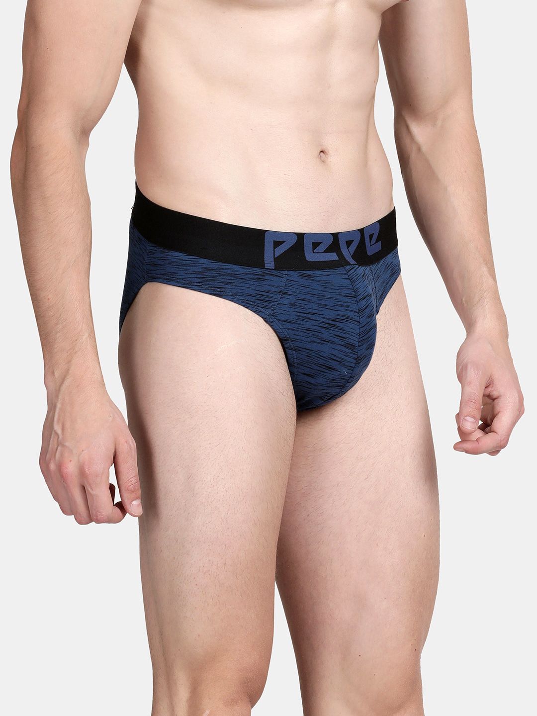 Buy Pepe Jeans Pepe Jeans Men Blue Solid Pure Cotton Basic Briefs at Redfynd