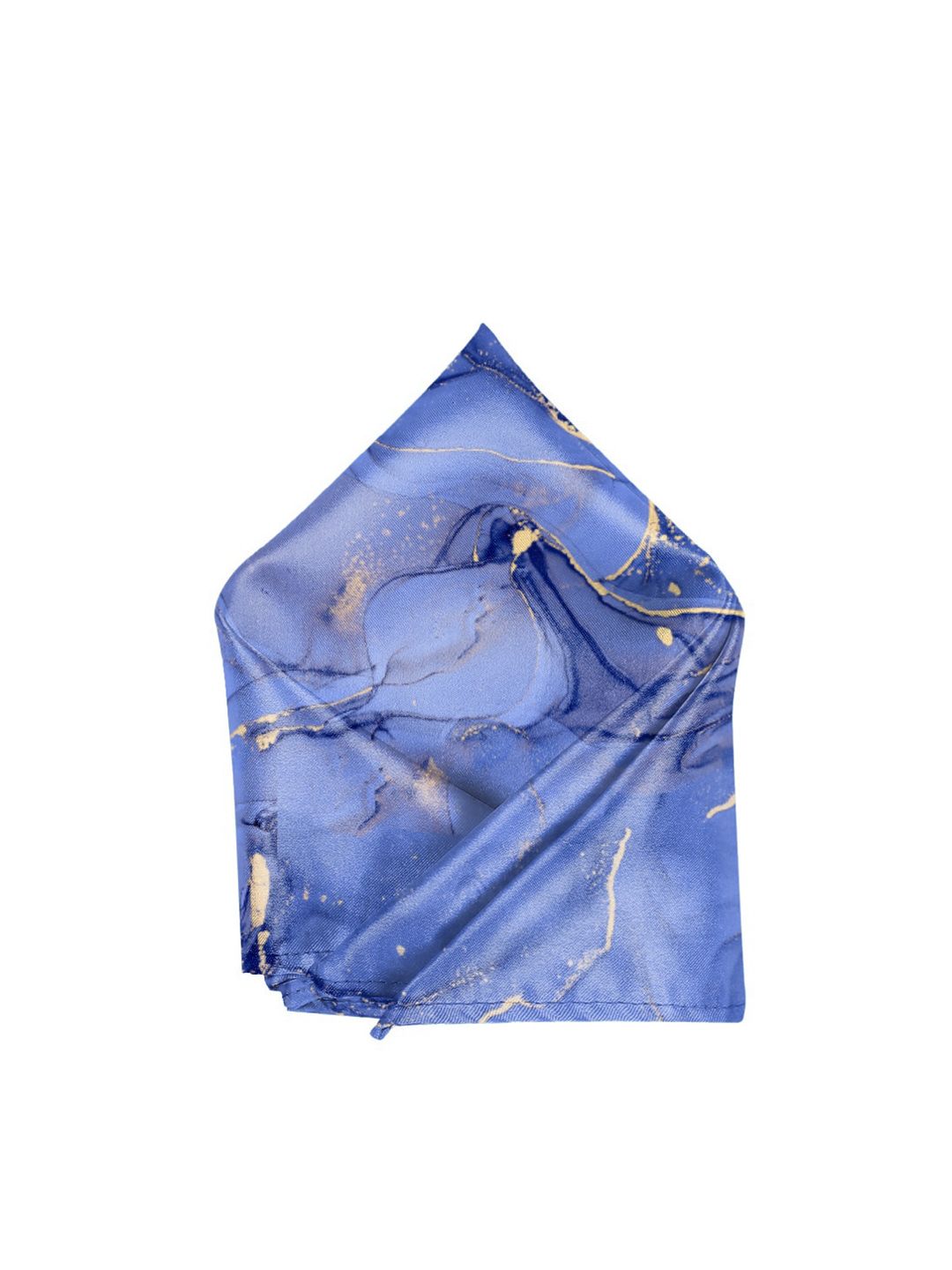 Blacksmith Men Blue Printed Pocket Squares-picture-20