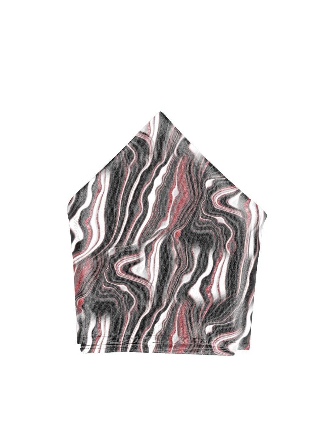 Blacksmith Men Grey & Pink Marble Printed Satin Pocket Squares-picture-27
