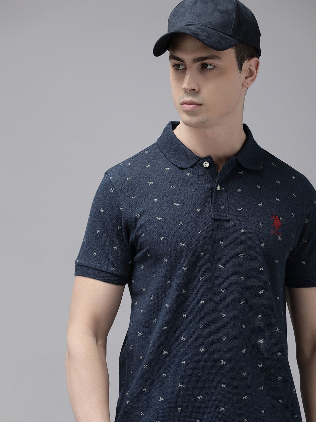 Us polo collar t shirt hot sale