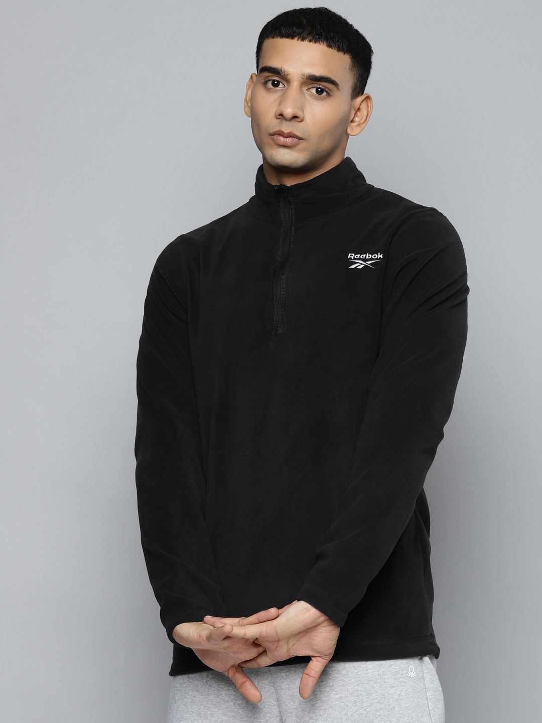 Reebok quarter zip on sale mens