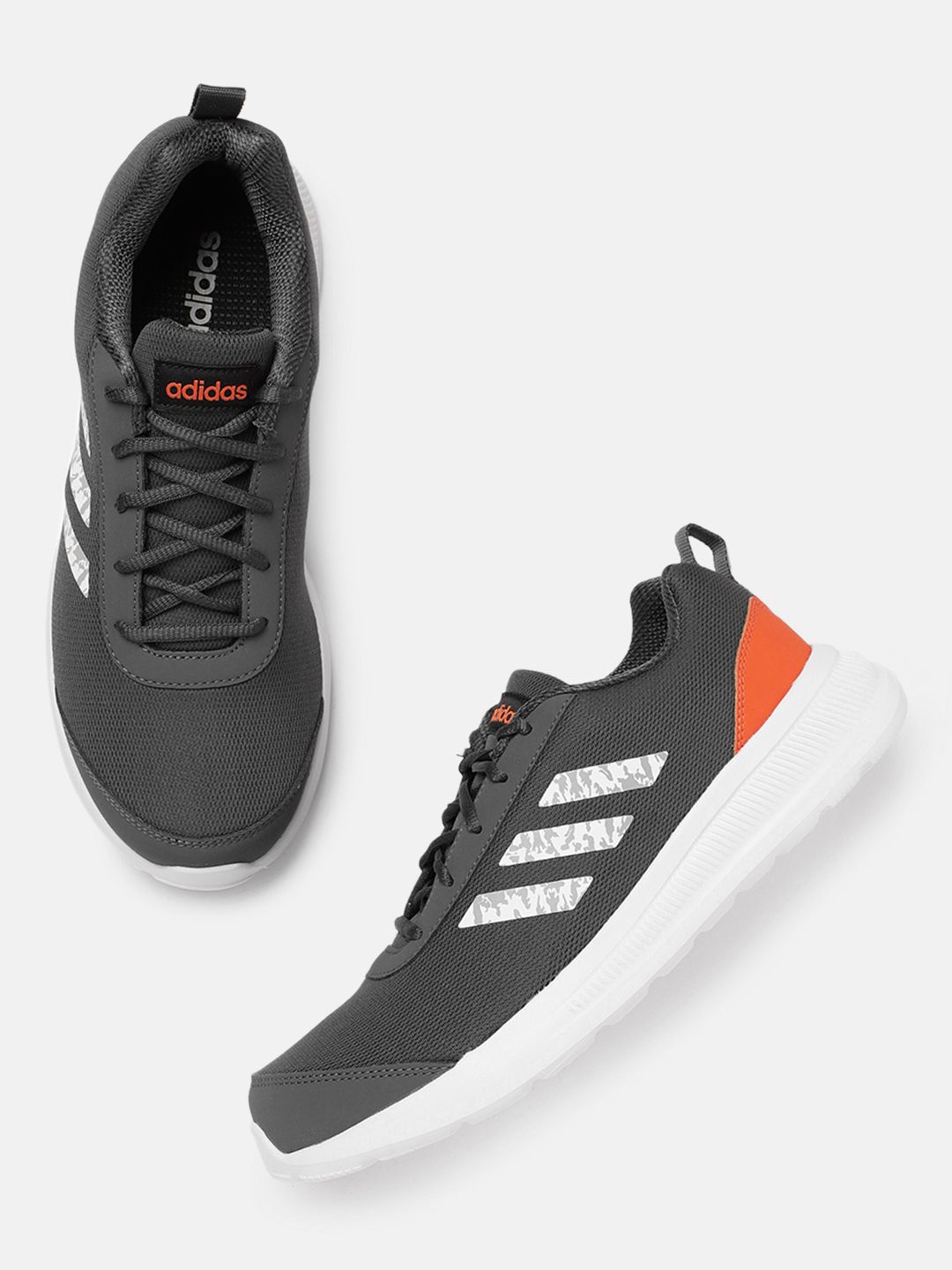 ADIDAS Men Woven Design Street Ahead Running Shoes