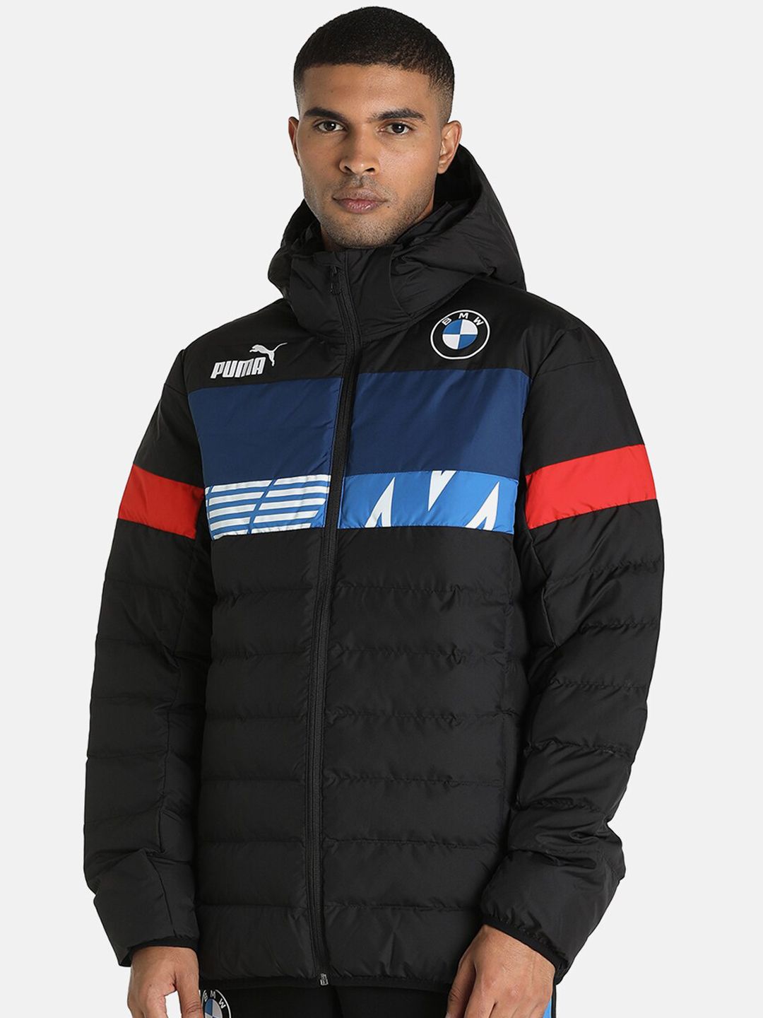 PUMA Motorsport Men Regular Fit BMW EcoLite SDS Outdoor Puffer Motorsports Jacket