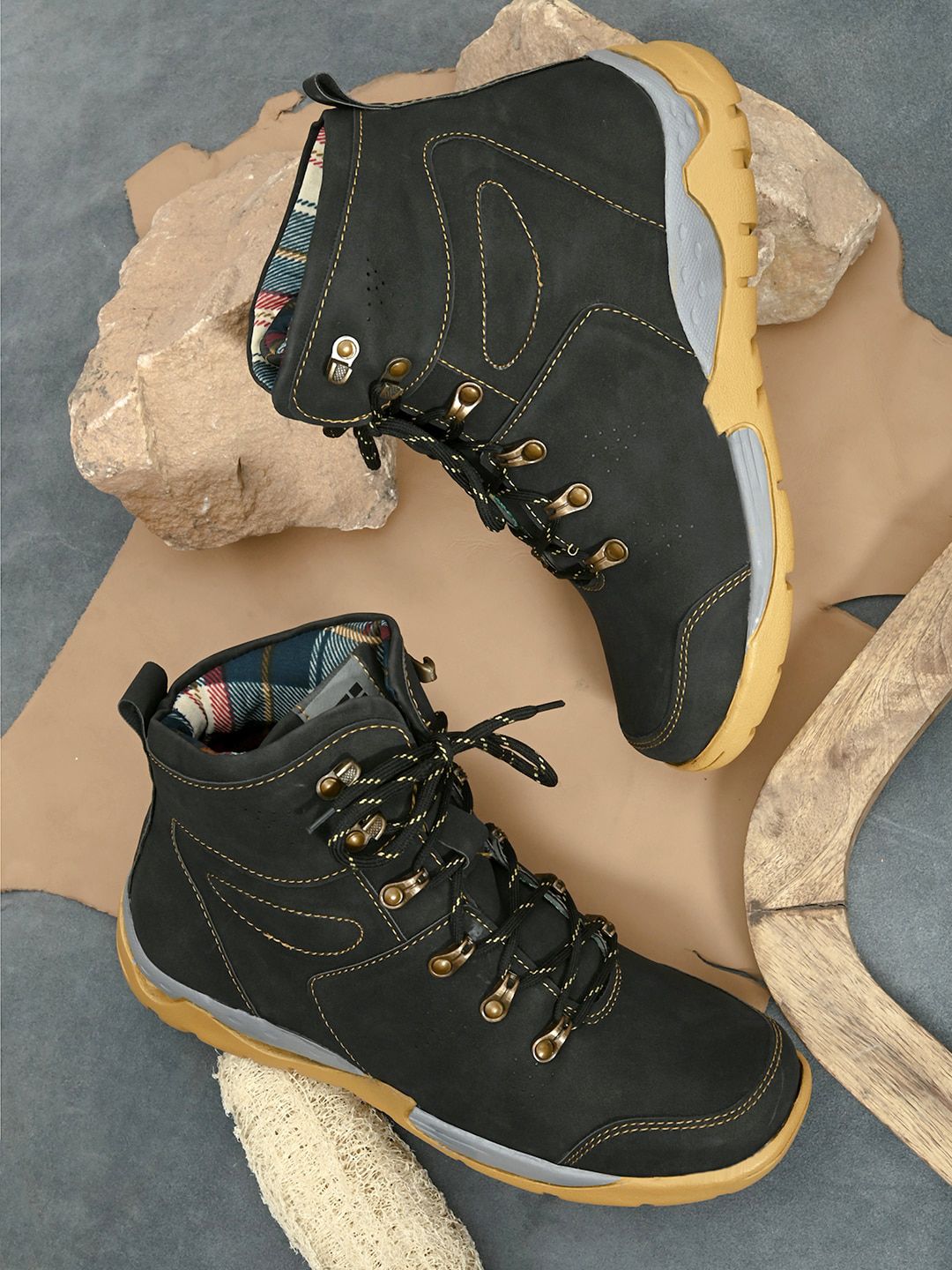 Eego Italy Men Black Chelsea Boots-picture-37