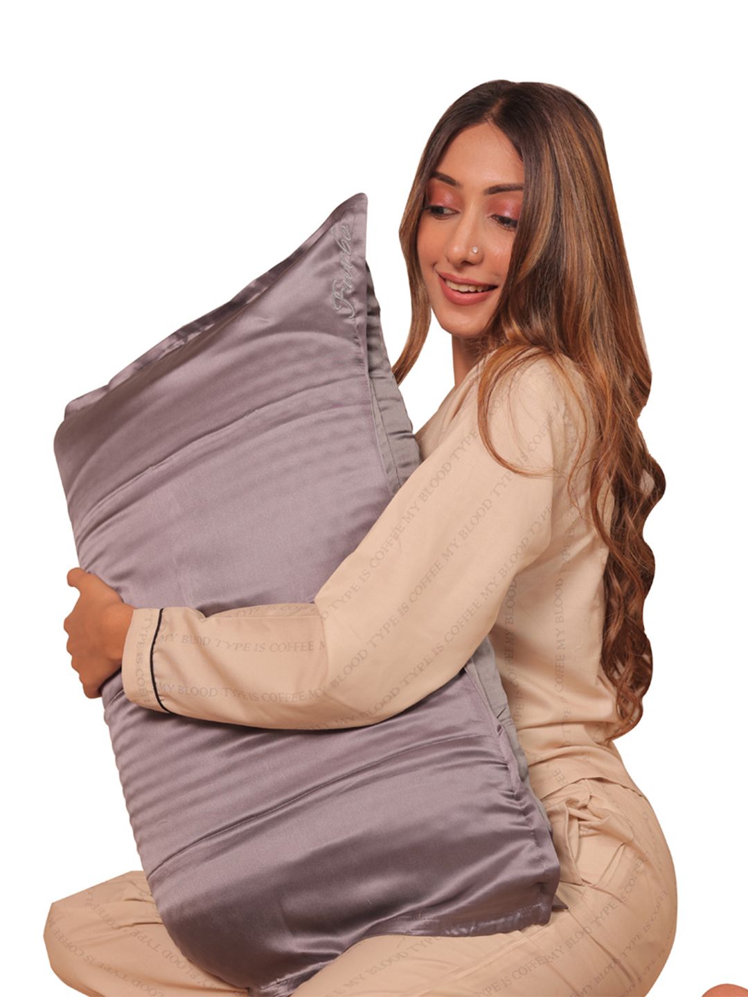 Furbo Grey Solid Pure Mulberry Silk Pillow Covers-picture-13