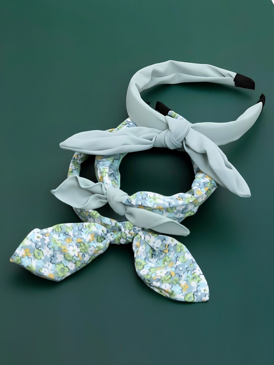 Yellow Bee Girls Pack of 3 Printed Hairband-picture-30