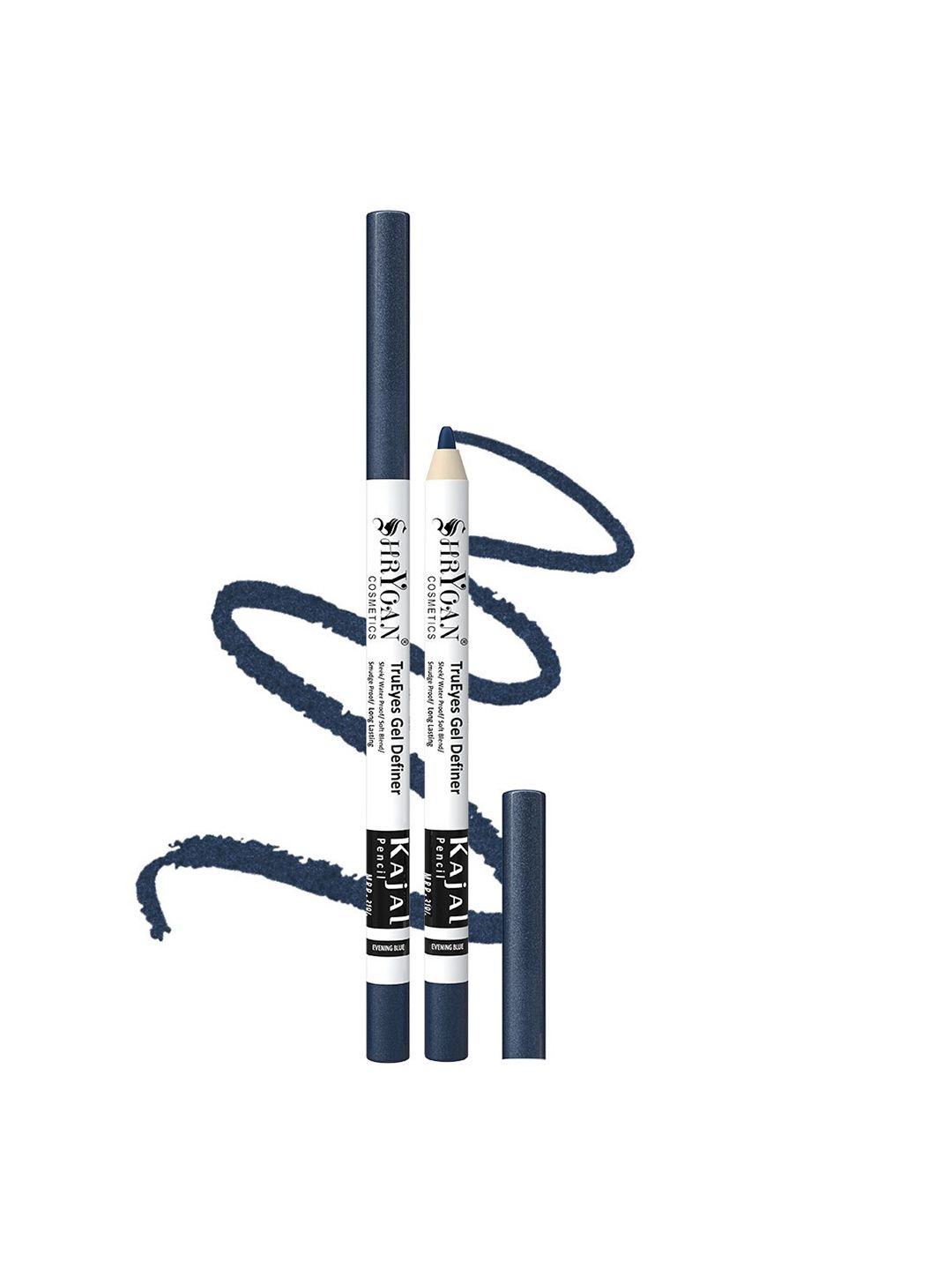 SHRYOAN SecretEyes Gel Waterline Long Lasting Kajal Pencil 1.2 g - Evening Blue-image-11