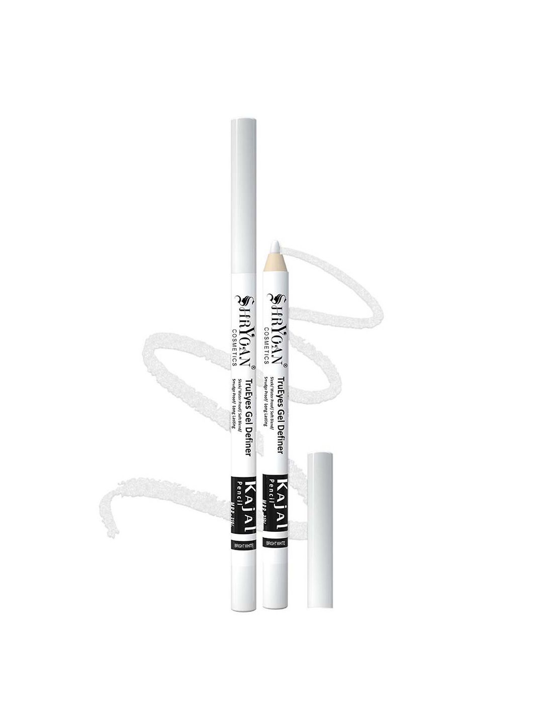 SHRYOAN SecretEyes Gel Waterline Long Lasting Kajal Pencil 1.2 g - Bright White-picture-26