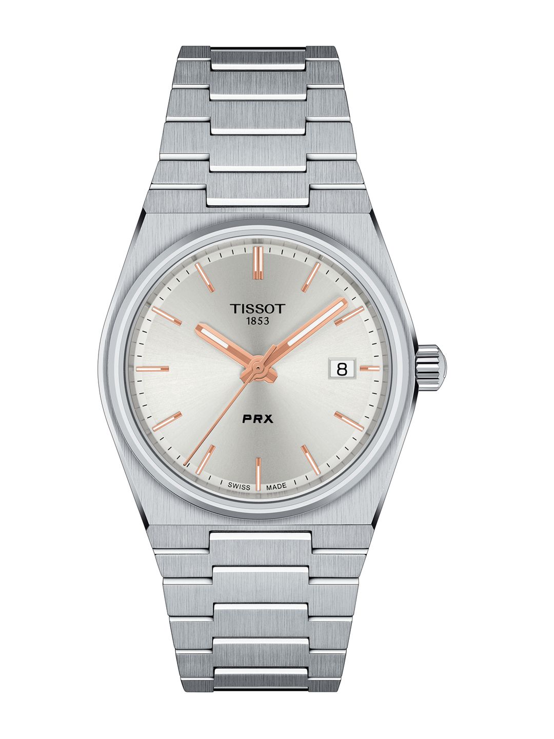 TISSOT Unisex Silver-Toned Dial & Stainless Steel Straps Analogue Watch T1372101103100-picture-10