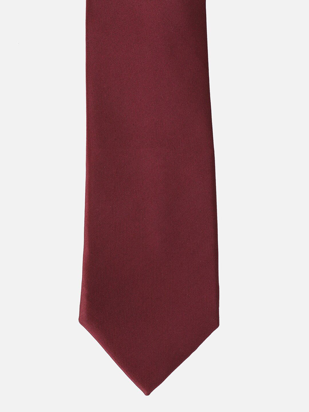 Louis Philippe Men's Maroon Broad Tie-picture-13
