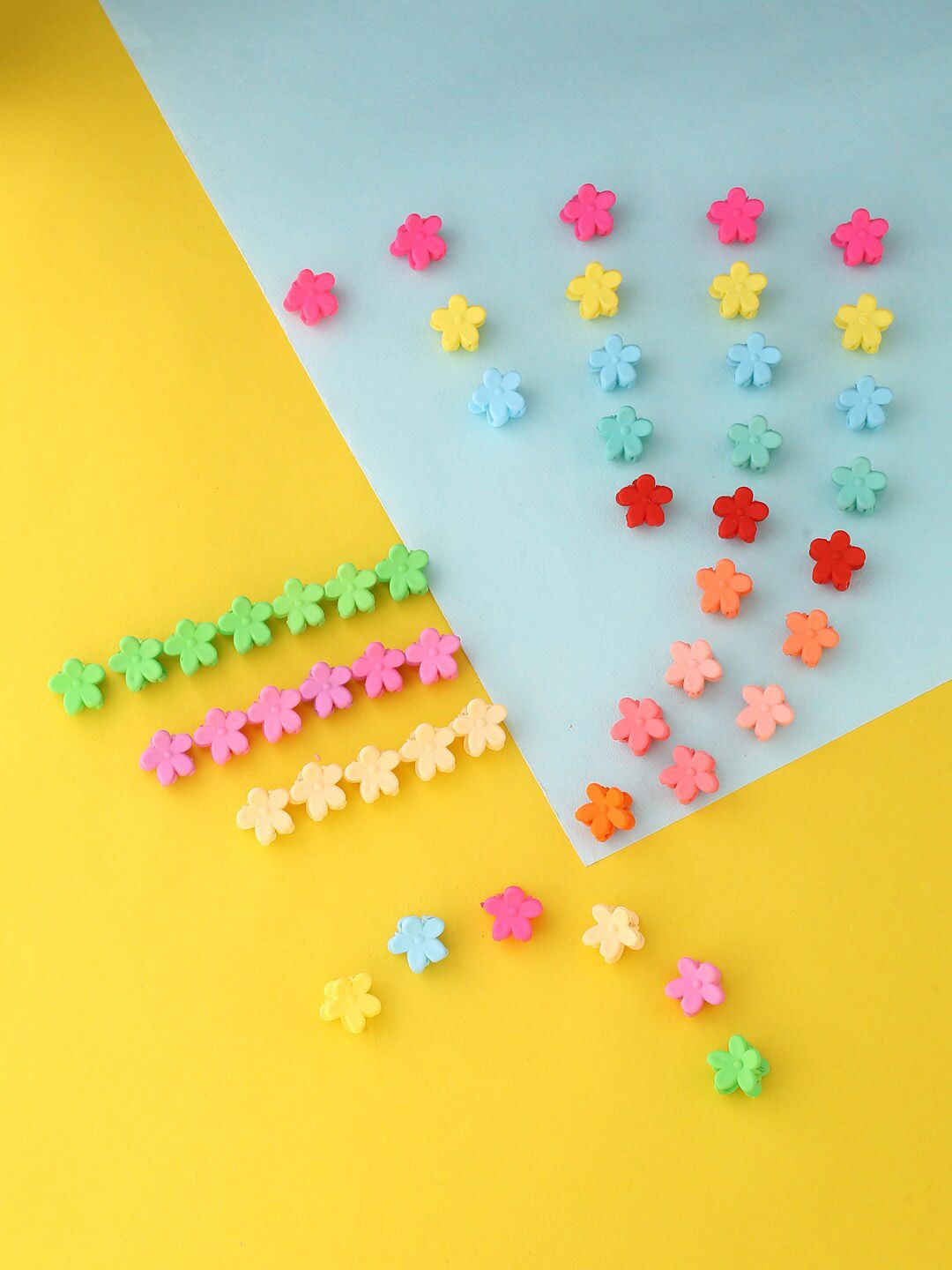 Yellow Chimes Women Yellow & Pink Claw Clip-picture-21