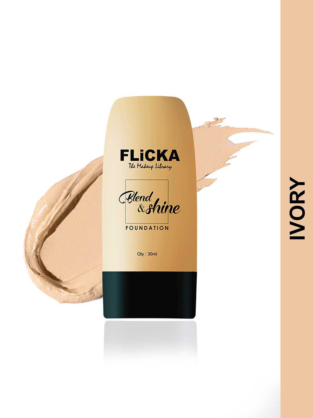 FLiCKA Blend & Shine Long-Lasting Liquid Foundation with Vitamin E 30 ml - Ivory 01-image-41
