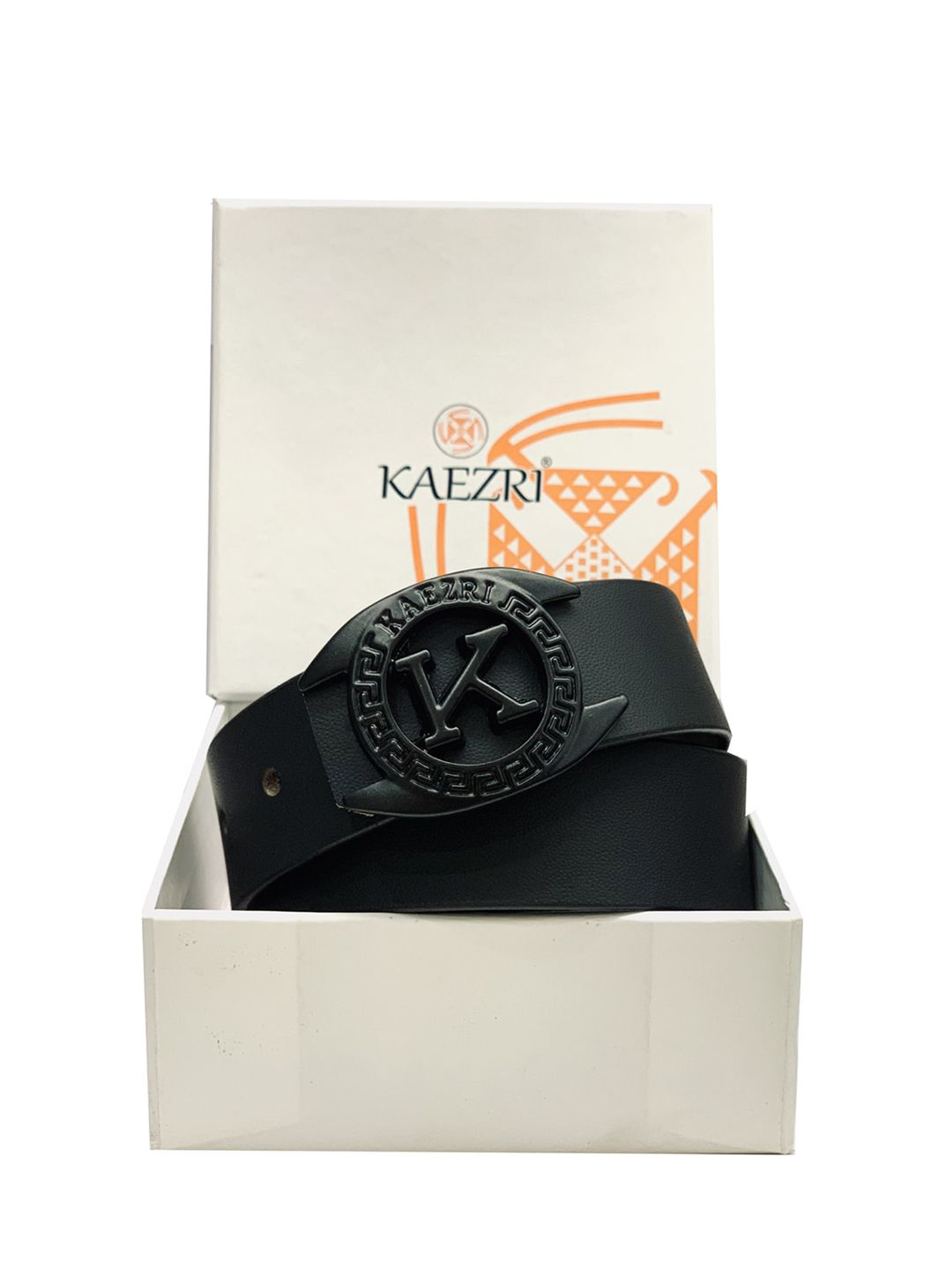 KAEZRI Men Black Leather Belt-picture-32