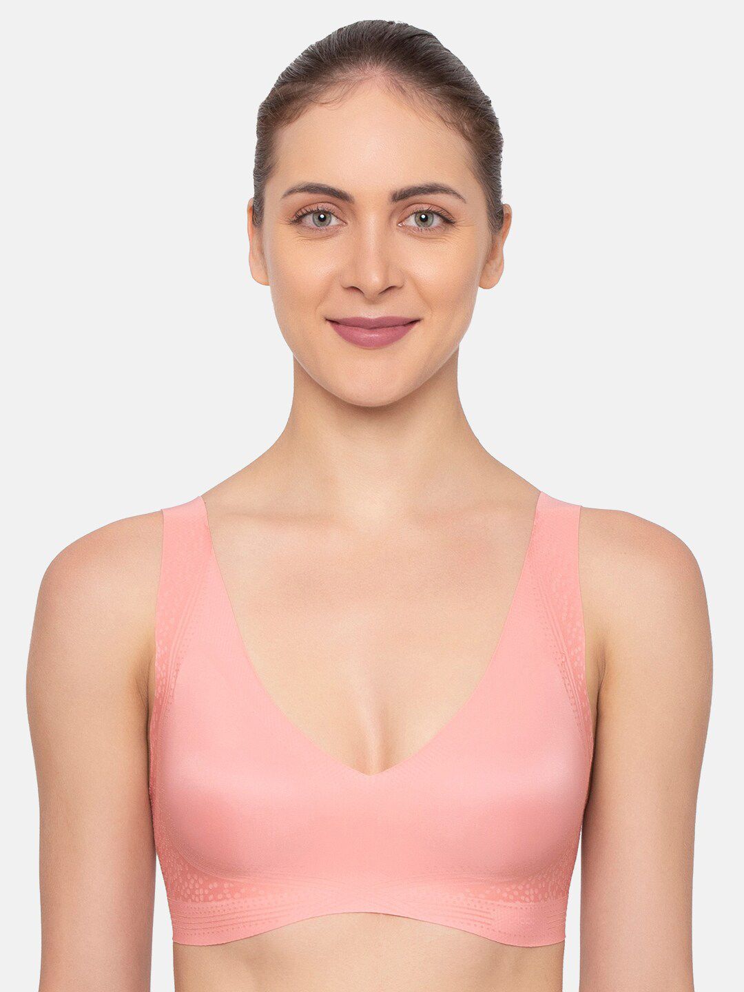 Sloggi Women Pink Removable Padded Bra