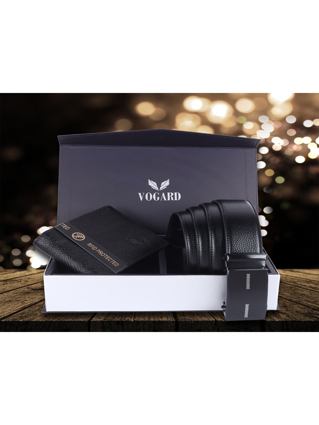 VOGARD Men Black PU Belt-picture-35
