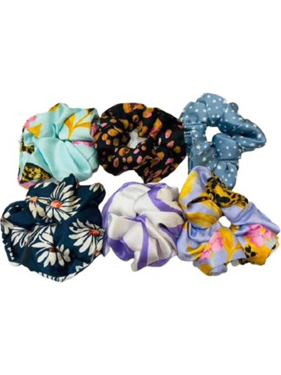 DIAN Multicolor Pack of 6 Scrunchies-image-28