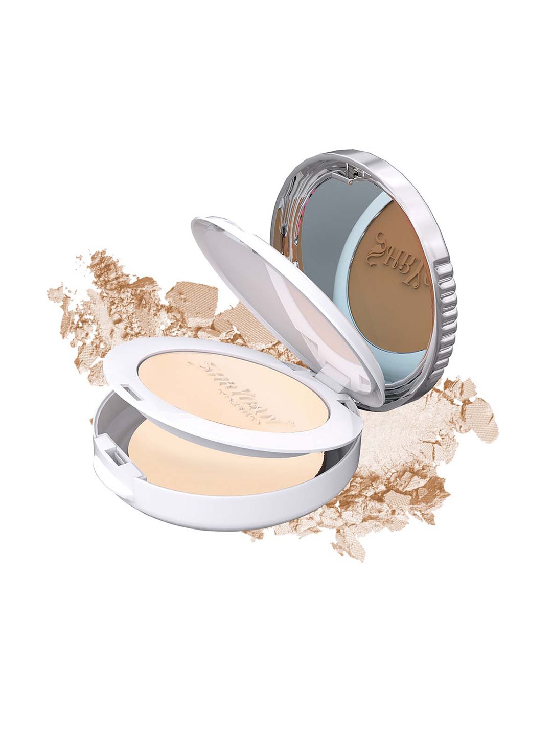 SHRYOAN Lightweight 2 In 1 Ultra Silky Waterproof Premium Compact Powder 23g - Shade 04-image-48