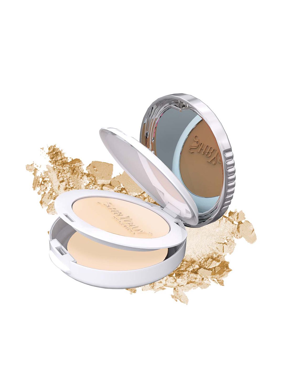 SHRYOAN Lightweight 2 In 1 Ultra Silky Waterproof Premium Compact Powder 23g - Shade 02-picture-23