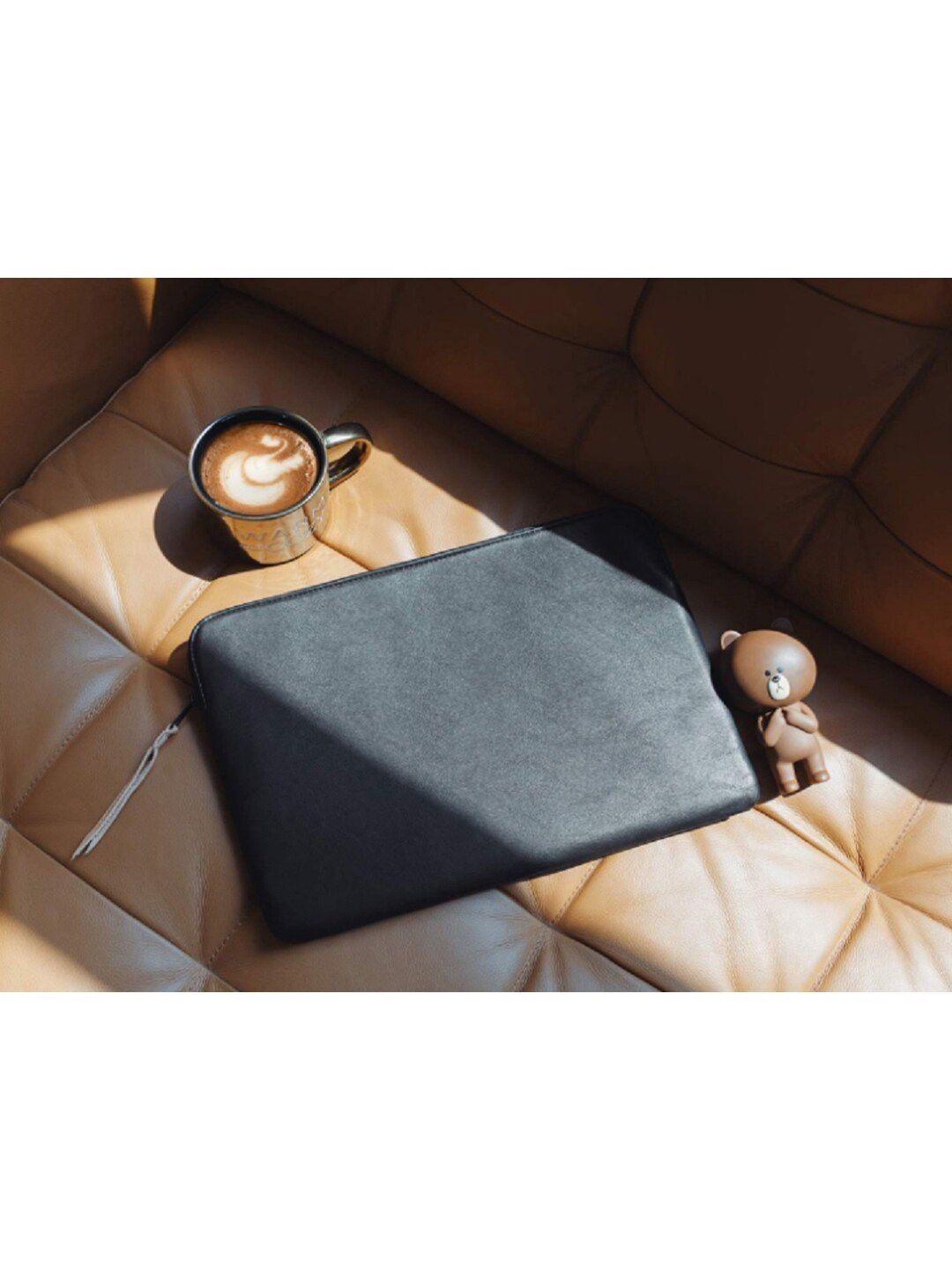 CONTACTS Unisex Black PU Laptop Sleeve-picture-51